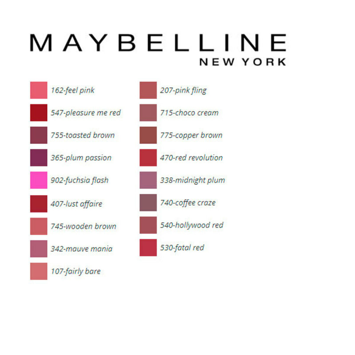Huulipuna Color Sensational Maybelline